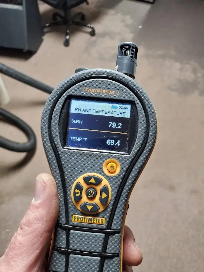 Moisture meter humidity assessment for Fire & Smoke Damage Restoration in Campbell